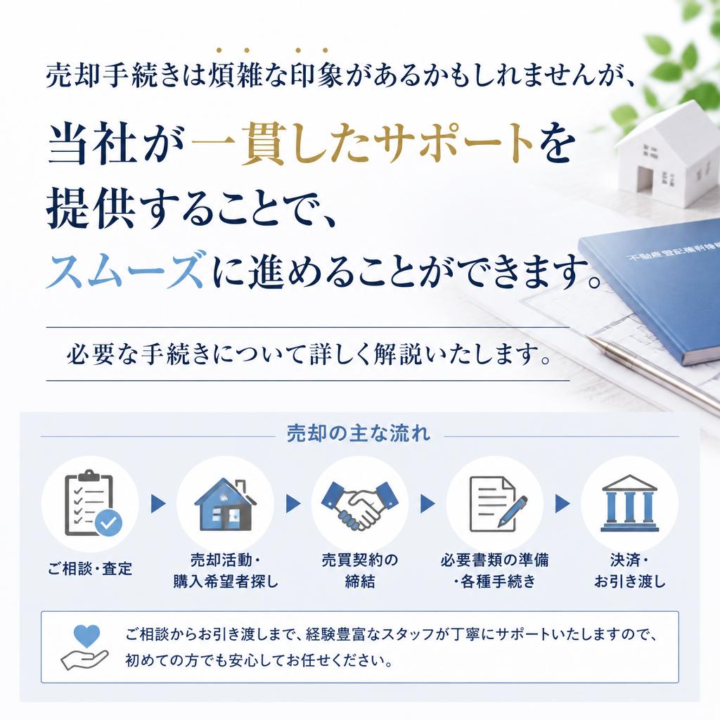 売却手続きの流れとポイント