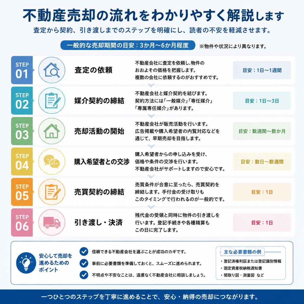 4. 知っておくべき売却手続きの流れ