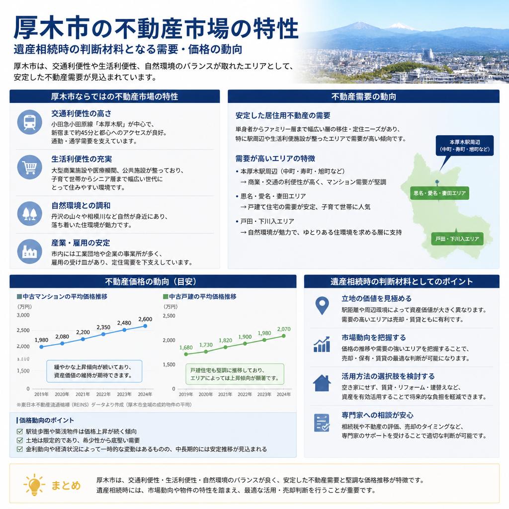 厚木市の不動産市場の現状