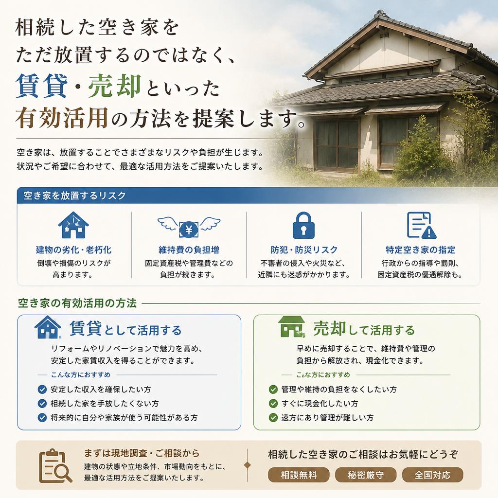 空き家を有効活用する方法