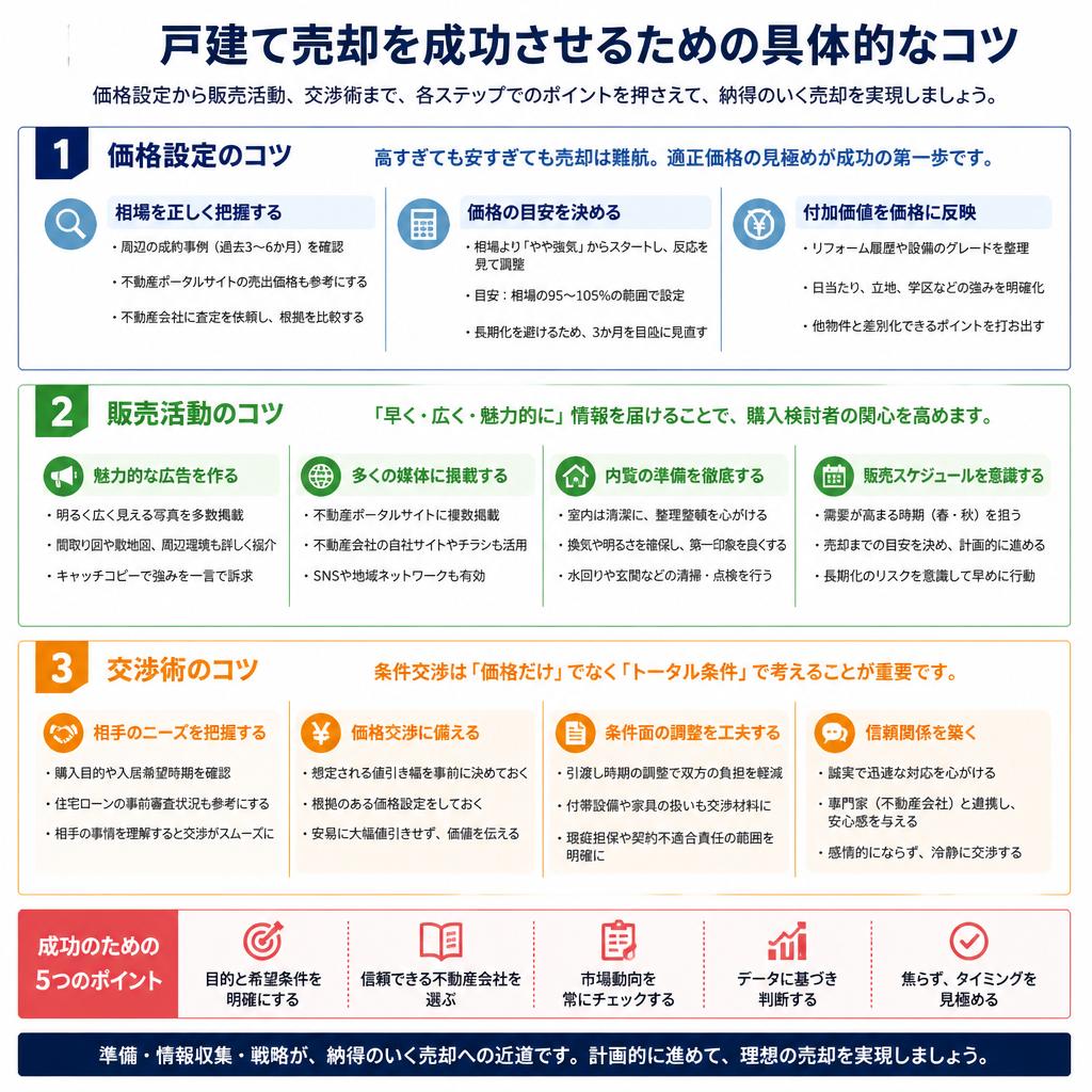 2. 売却のコツとポイント