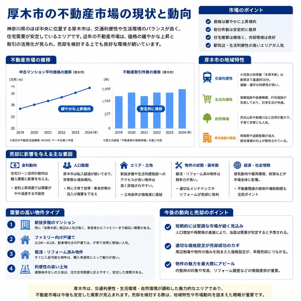 2. 厚木市の不動産市場動向