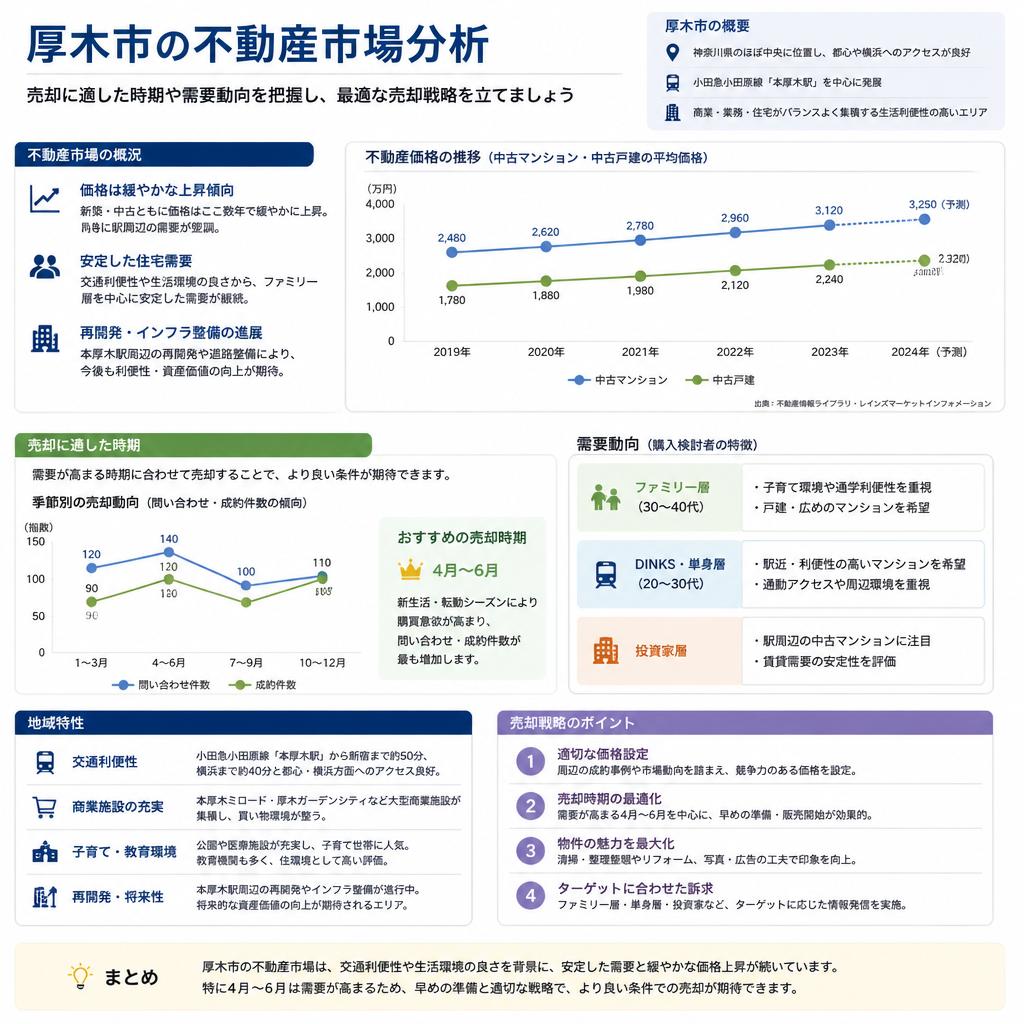 厚木市の不動産市場の現状