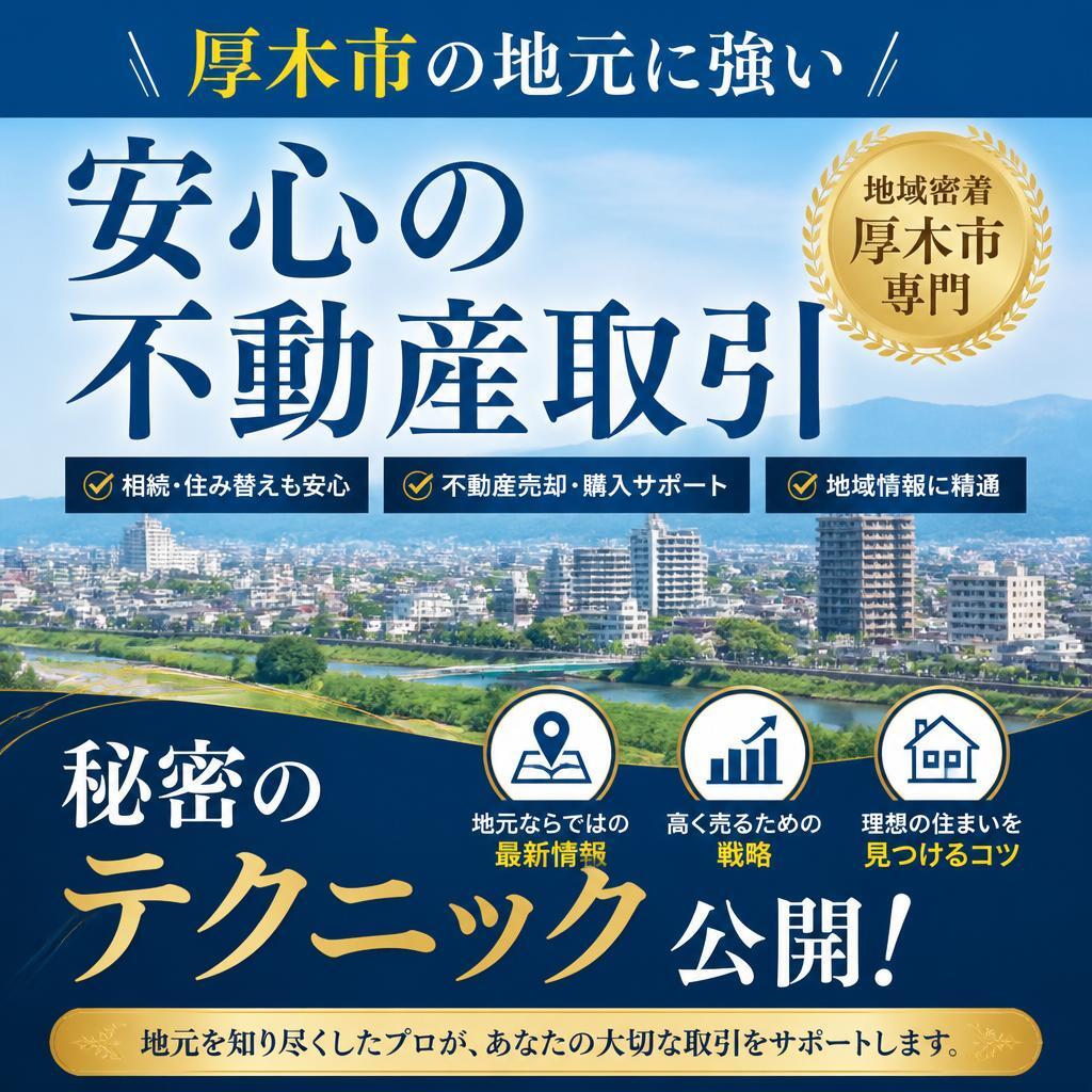 厚木市の地元に強い安心の不動産取引、秘密のテクニック公開！