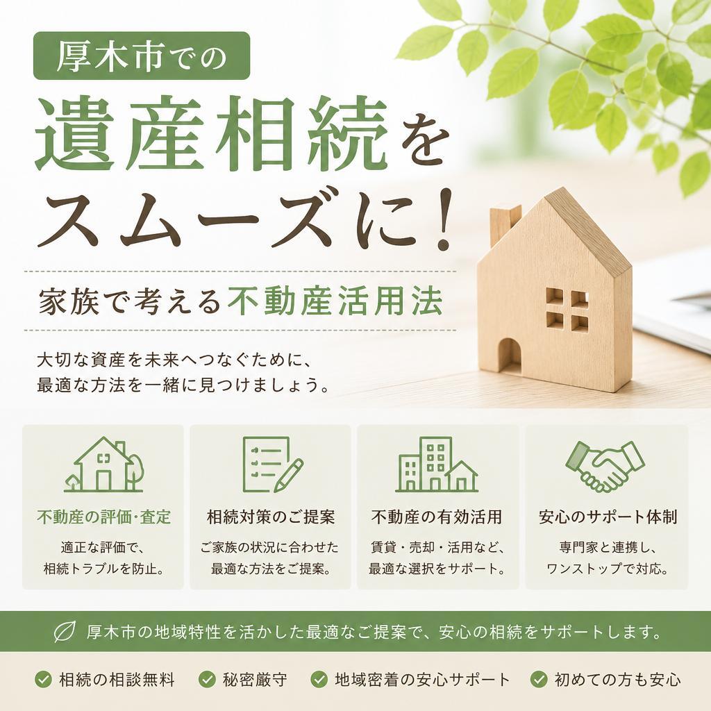 厚木市での遺産相続をスムーズに！家族で考える不動産活用法