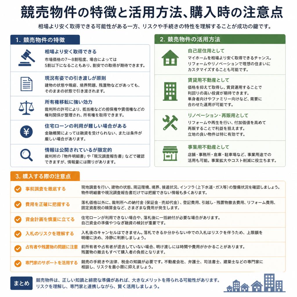 4. 競売物件活用のメリット