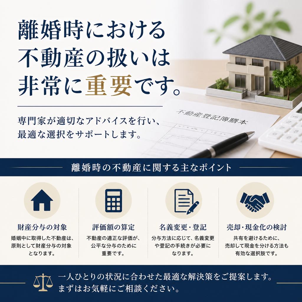 離婚相談と不動産の関係