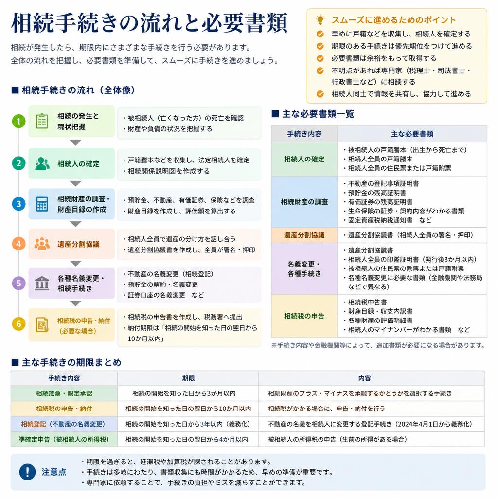 相続手続きを理解しよう