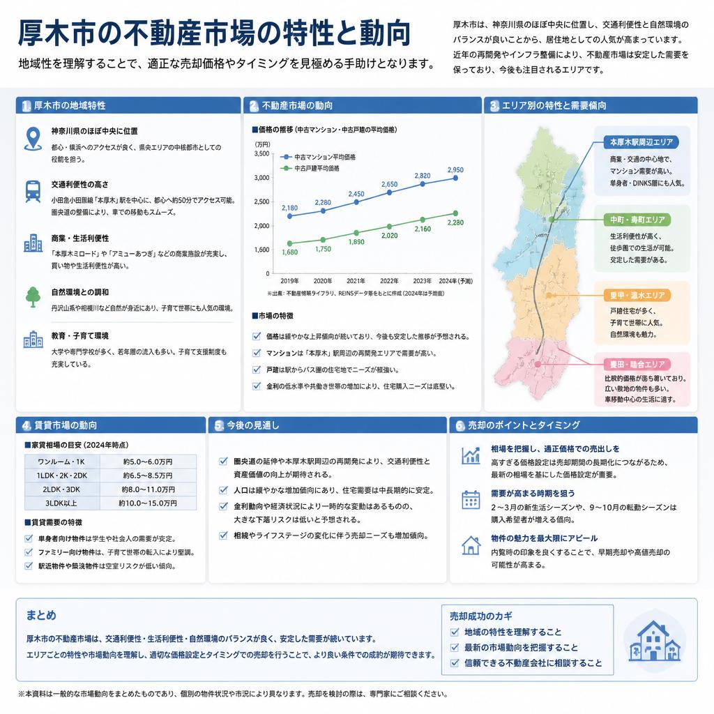 厚木市の不動産市場とは？