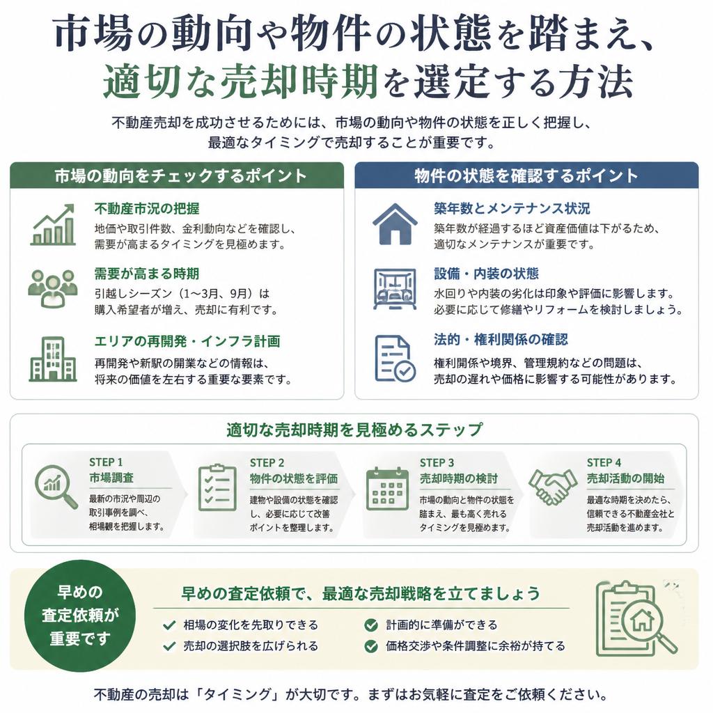 売却タイミングの見極め方