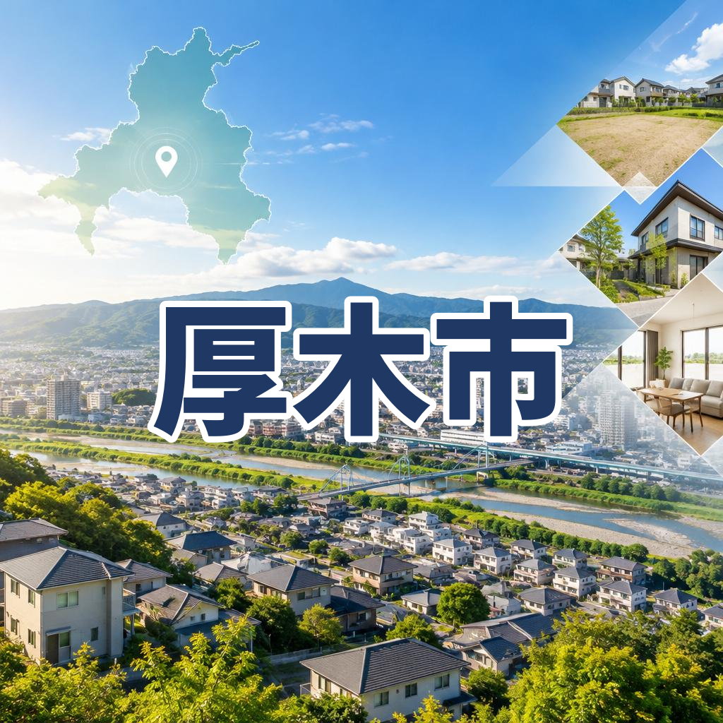 厚木市の土地・住まいの価値を、地場に強い視点で見極める。売却も購入も、無理のない選択をワンストップで。